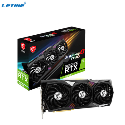350W抗夫のグラフィックス・カードのGeForce RTX 3080のチタニウムの賭博Xのトリオ12GB GDDR6X