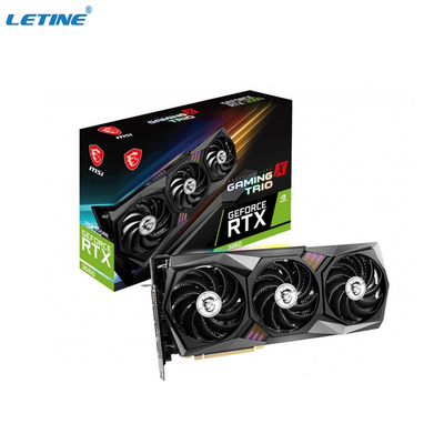 1852MHz LHRのグラフィックス・カードVGA 3060のグラフィックス・カードMSI GeForce RTX 3060の賭博Xのトリオ12G
