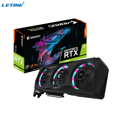 LHR 3060tiのビデオ カードのギガバイトAORUS GeForce RTX 3060のチタニウムのエリート8gbのグラフィックス・カード
