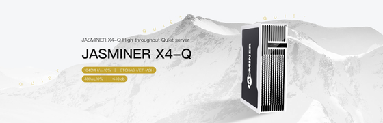 隠れるJasminer X4-Q 3Uの標準的な抗夫1040mh 480W 40db EtHash Algo耳を取付ける