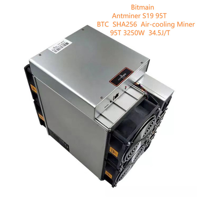 BTC/BCH/BSV Bitcoin Asic抗夫のSHA256 Bitmain Antminer S19第95空冷