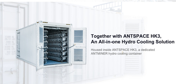 ハイドロ冷却BTC Asic Antminer Bitmain Antminer S19 Pro+ Hyd 198Th 27.5W/T
