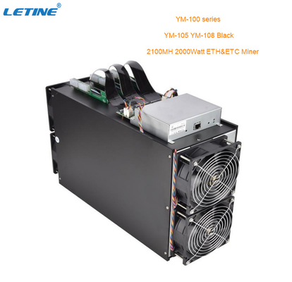 YM-100シリーズYM-105 YM-108黒2100MH 2000Watt ETH&ETC抗夫