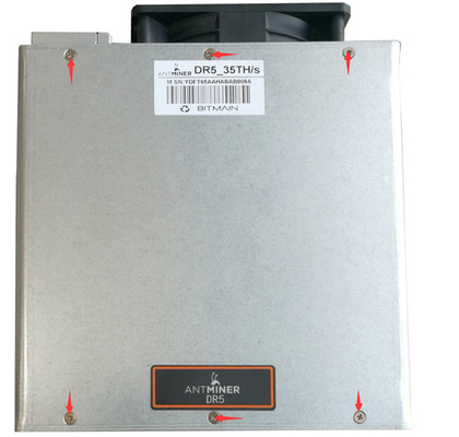 Bitmain Antminer DR5第35 1610W Blake256R14アルゴリズムDCRの硬貨抗夫