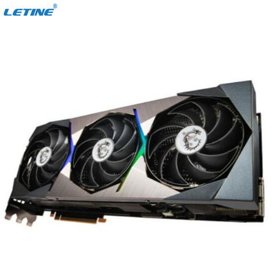 3つのファン抗夫のグラフィックス・カードRTX 3090TI MsiはSUPRIM X 24GB GDDR6X 384 480Wをかんだ