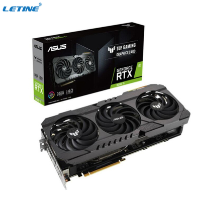 ASUS TUF RTX 3090の24G賭博のグラフィックス・カードGDDR6Xのビデオ カード