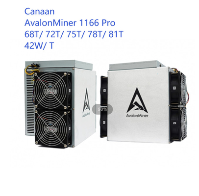 Canaan Avalon Bitcoin秒針抗夫Tごとの1166プロ68T 72T 75T 78T 81T 42W