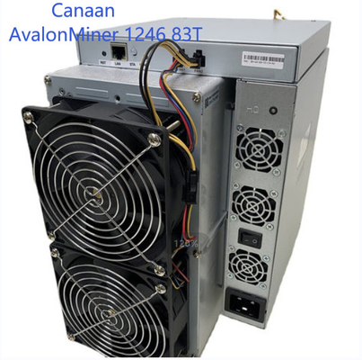 TごとのAvalon 1246 83T Bitcoin抗夫機械SHA 256アルゴリズム有益な38W