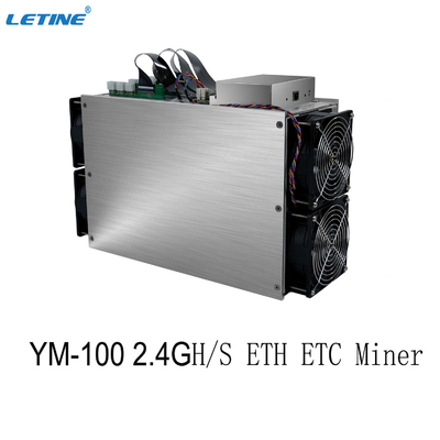 YM-100 Asic ETH抗夫のEthashのアルゴリズムの暗号のEthereumの採掘機2400MH 2200M 2100M Blockchain抗夫