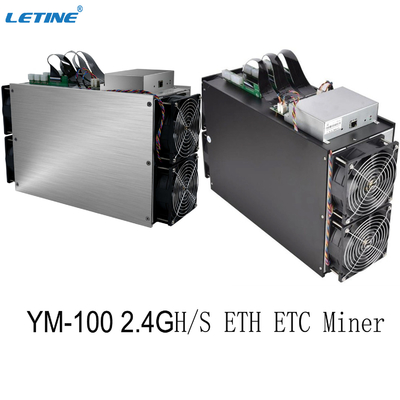 YM-100 Asic ETH抗夫のEthashのアルゴリズムの暗号のEthereumの採掘機2400MH 2200M 2100M Blockchain抗夫